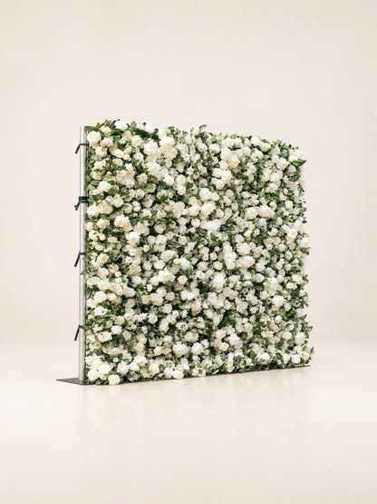 Annel: 3D Fabric Artificial Zip Up Curtain Flower Wall For Wedding and Events Decoration