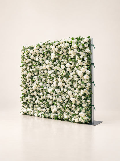 Annel: 3D Fabric Artificial Zip Up Curtain Flower Wall For Wedding and Events Decoration