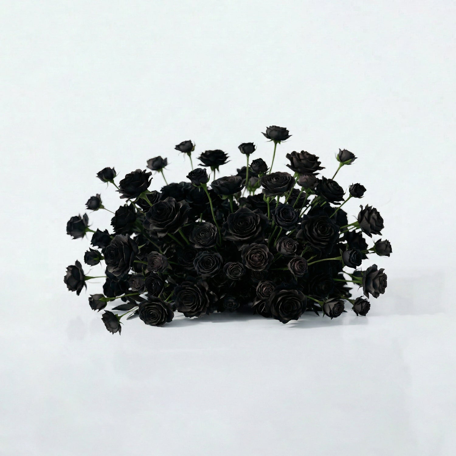 Avenya: Midnight Black Flower Heart Arch Decroation for Luxury Events &amp; Parties