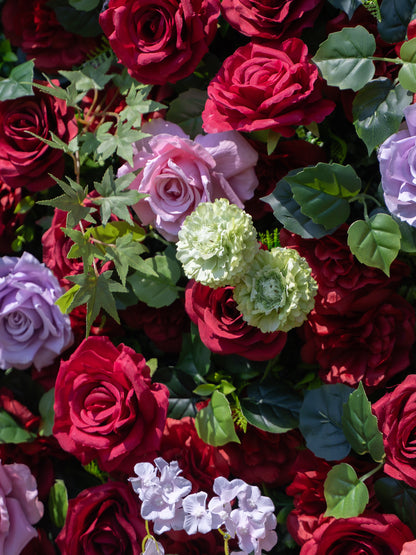 Valerisse: 3D Fabric Artificial Zip Up Curtain Flower Wall For Wedding and Events Decoration