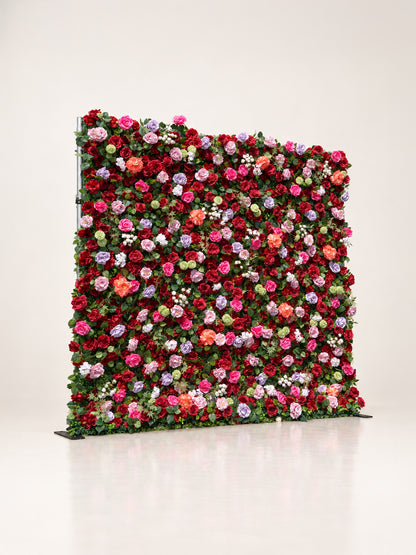 Valerisse: 3D Fabric Artificial Zip Up Curtain Flower Wall For Wedding and Events Decoration