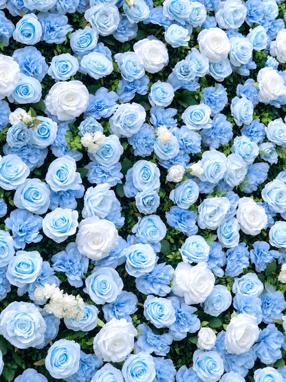 Maristelle: 3D Fabric Artificial Zip Up Curtain Flower Wall For Wedding and Events Decoration