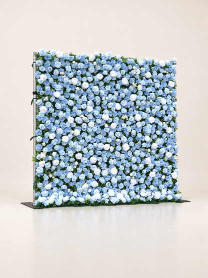 Maristelle: 3D Fabric Artificial Zip Up Curtain Flower Wall For Wedding and Events Decoration