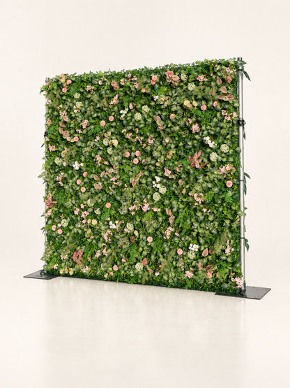 Calise: 3D Fabric Artificial Zip Up Curtain Flower Wall For Wedding and Events Decoration