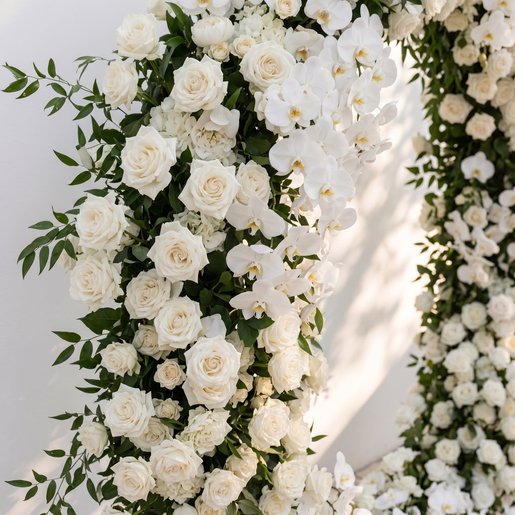 Calrielle Round Arch 2026 New Wedding Party Background Floral Arch Decoration