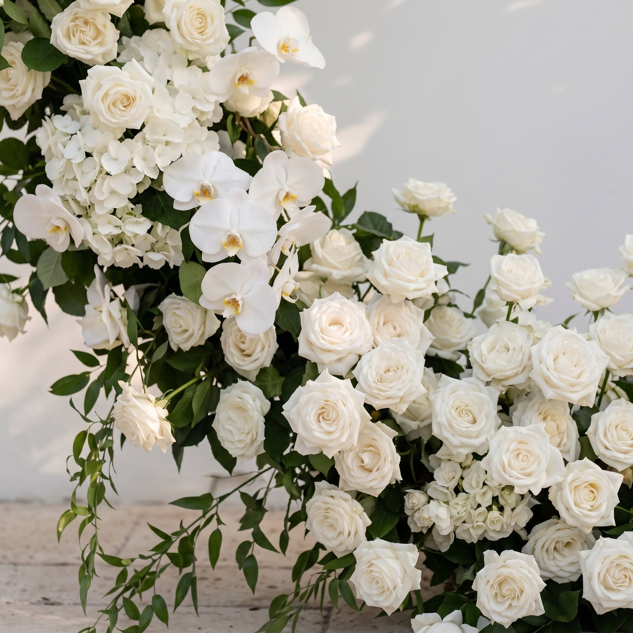 Calrielle Round Arch 2026 New Wedding Party Background Floral Arch Decoration