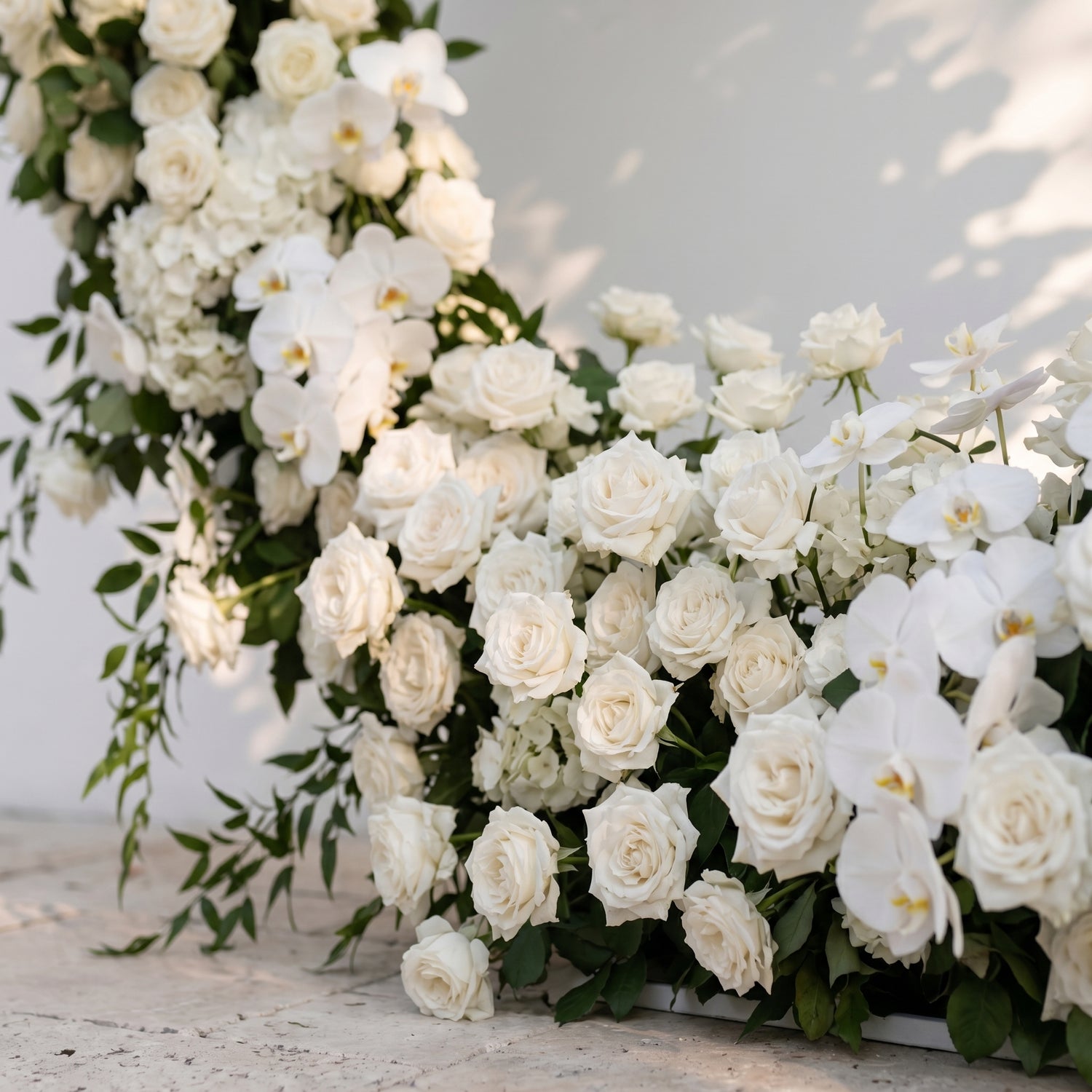 Calrielle Round Arch 2026 New Wedding Party Background Floral Arch Decoration