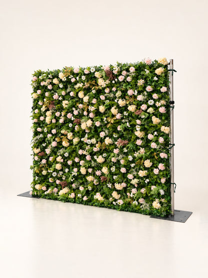 Ciera: 3D Fabric Artificial Zip Up Curtain Flower Wall For Wedding and Events Decoration
