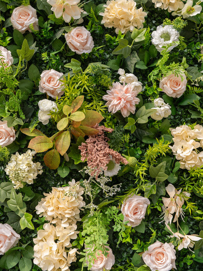 Ciera: 3D Fabric Artificial Zip Up Curtain Flower Wall For Wedding and Events Decoration