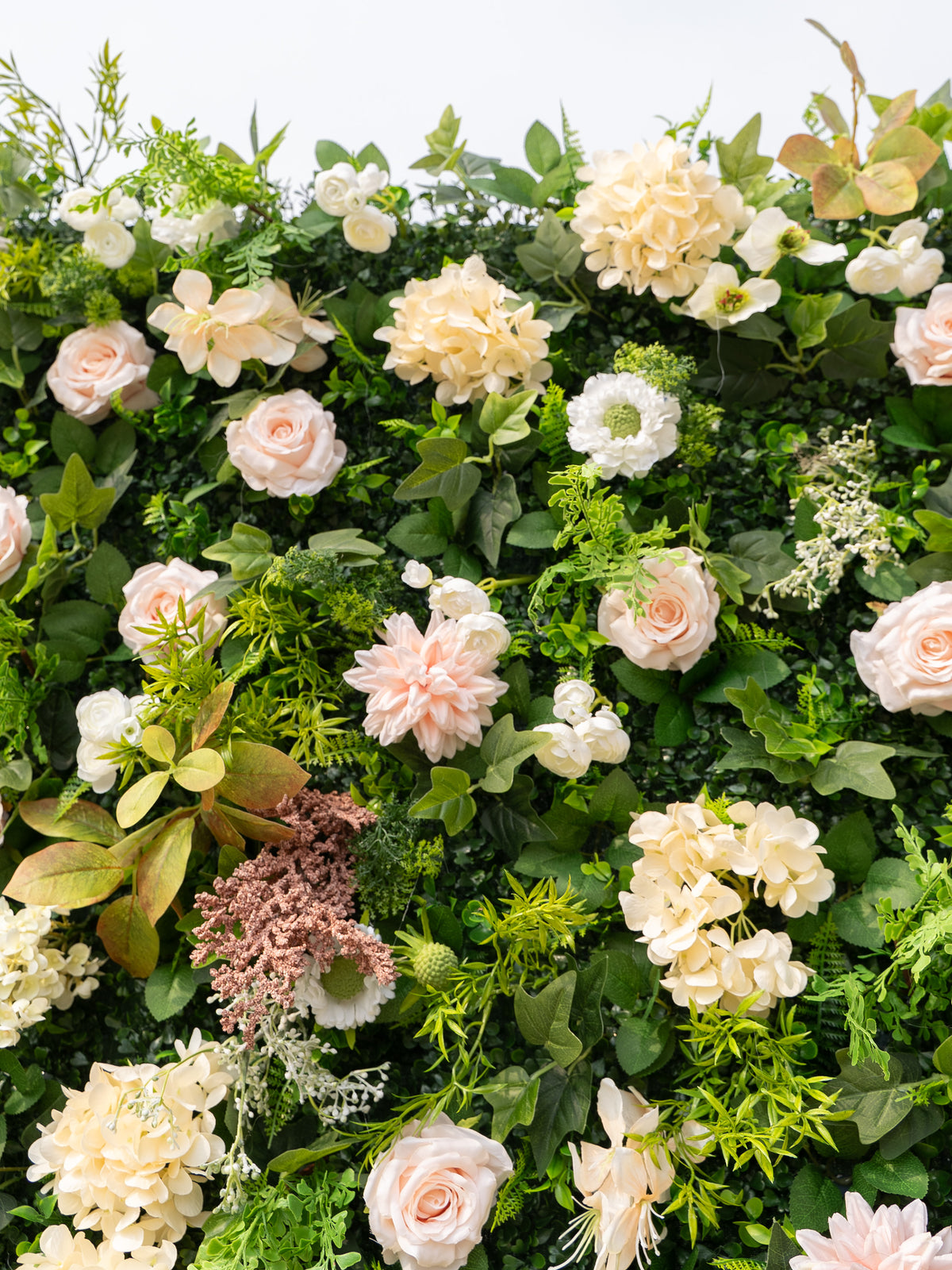 Ciera: 3D Fabric Artificial Zip Up Curtain Flower Wall For Wedding and Events Decoration