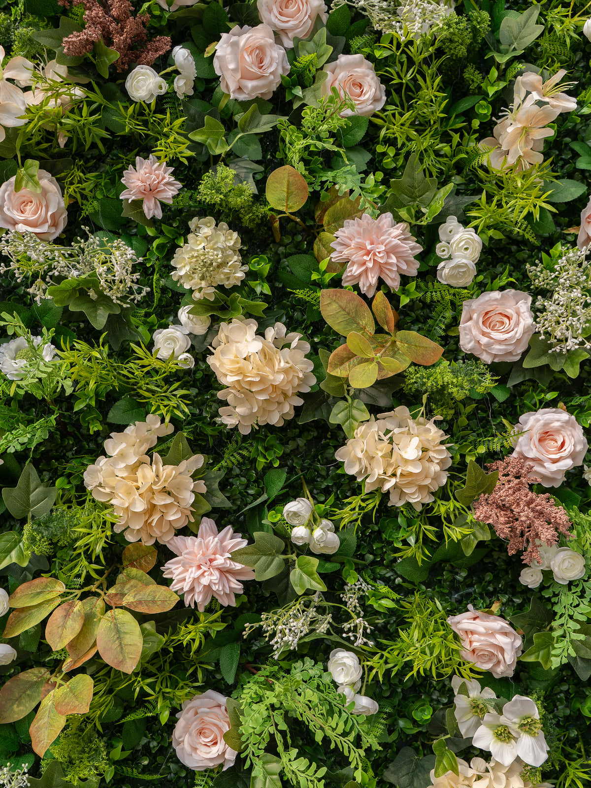 Ciera: 3D Fabric Artificial Zip Up Curtain Flower Wall For Wedding and Events Decoration