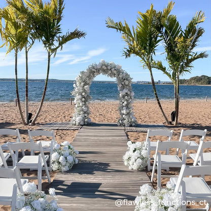 Colee New Wedding Party Background Floral Arch Decoration