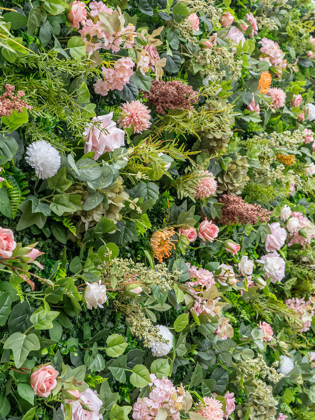 Cyrene: 3D Fabric Artificial Zip Up Curtain Flower Wall For Wedding and Events Decoration