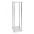 Wedding and Event Silver Metal Round Floral Stand Rose Morning