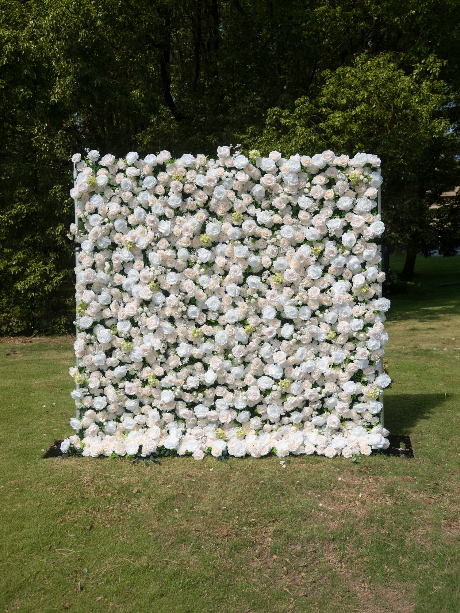 Avelora 4D Fabric Artificial rolling up curtain flower wall
