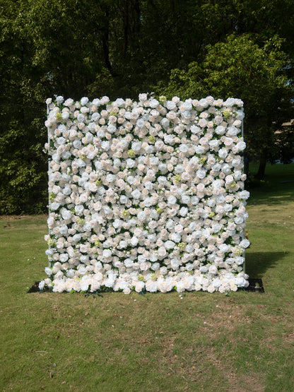 Avelora 4D Fabric Artificial rolling up curtain flower wall