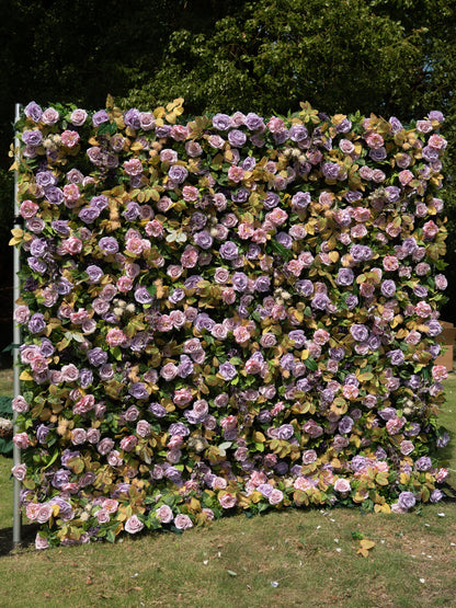 Lunavia 4D Fabric Artificial rolling up curtain flower wall
