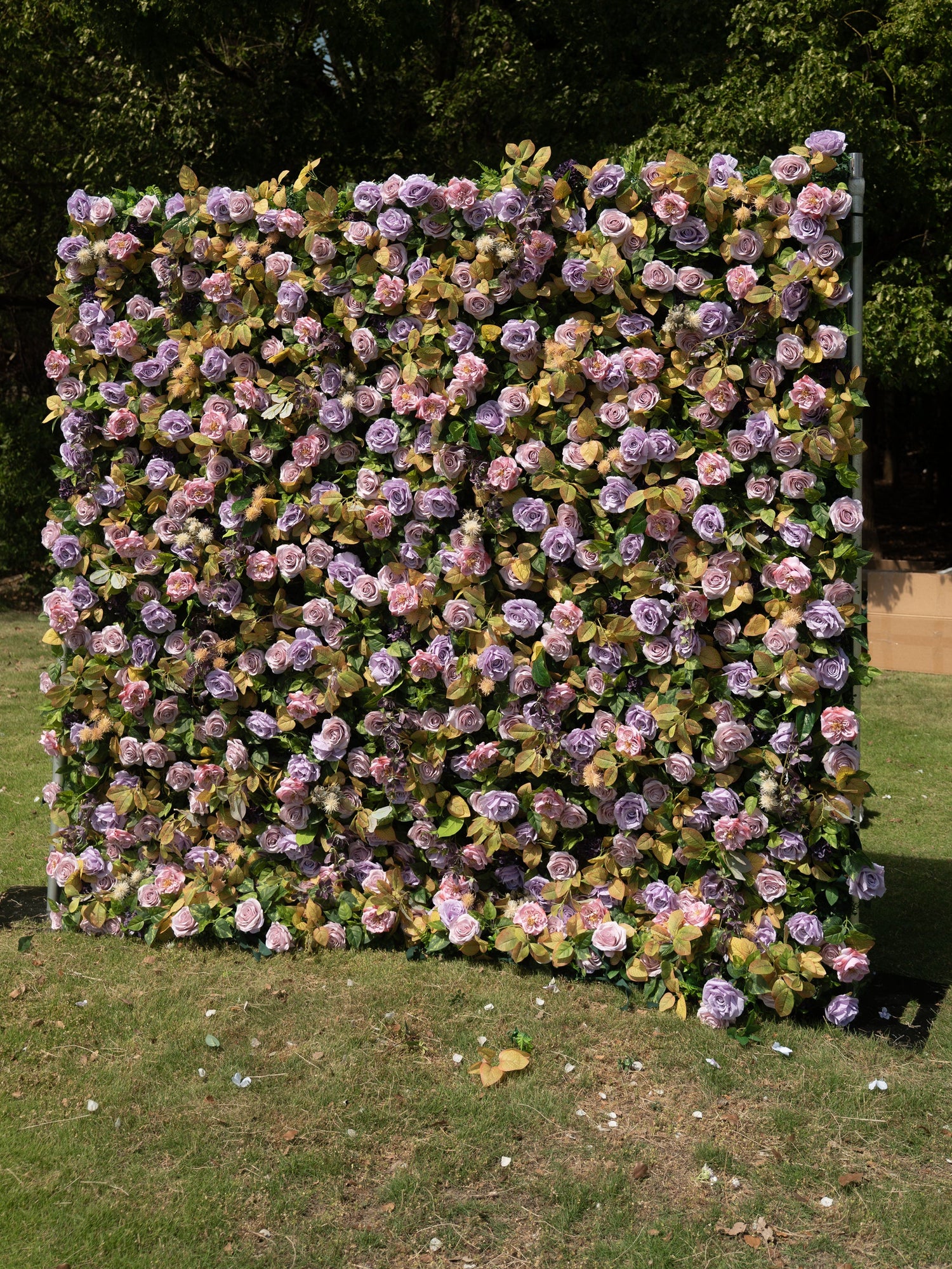 Lunavia 4D Fabric Artificial rolling up curtain flower wall