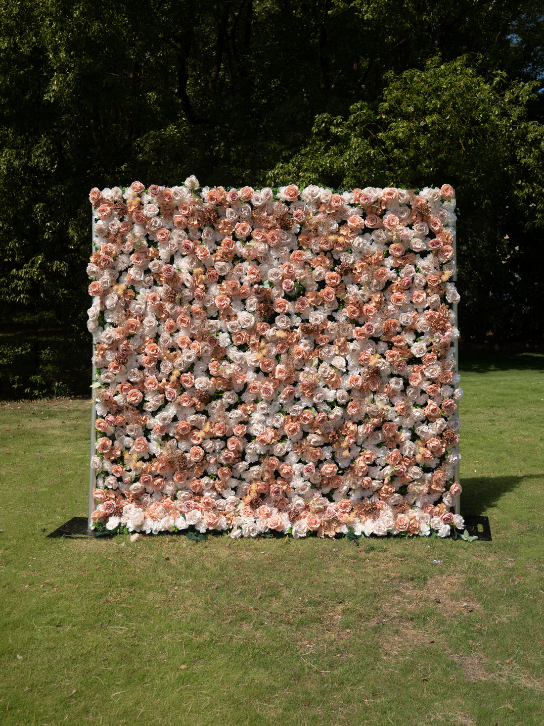 Novellea 4D Fabric Artificial rolling up curtain flower wall