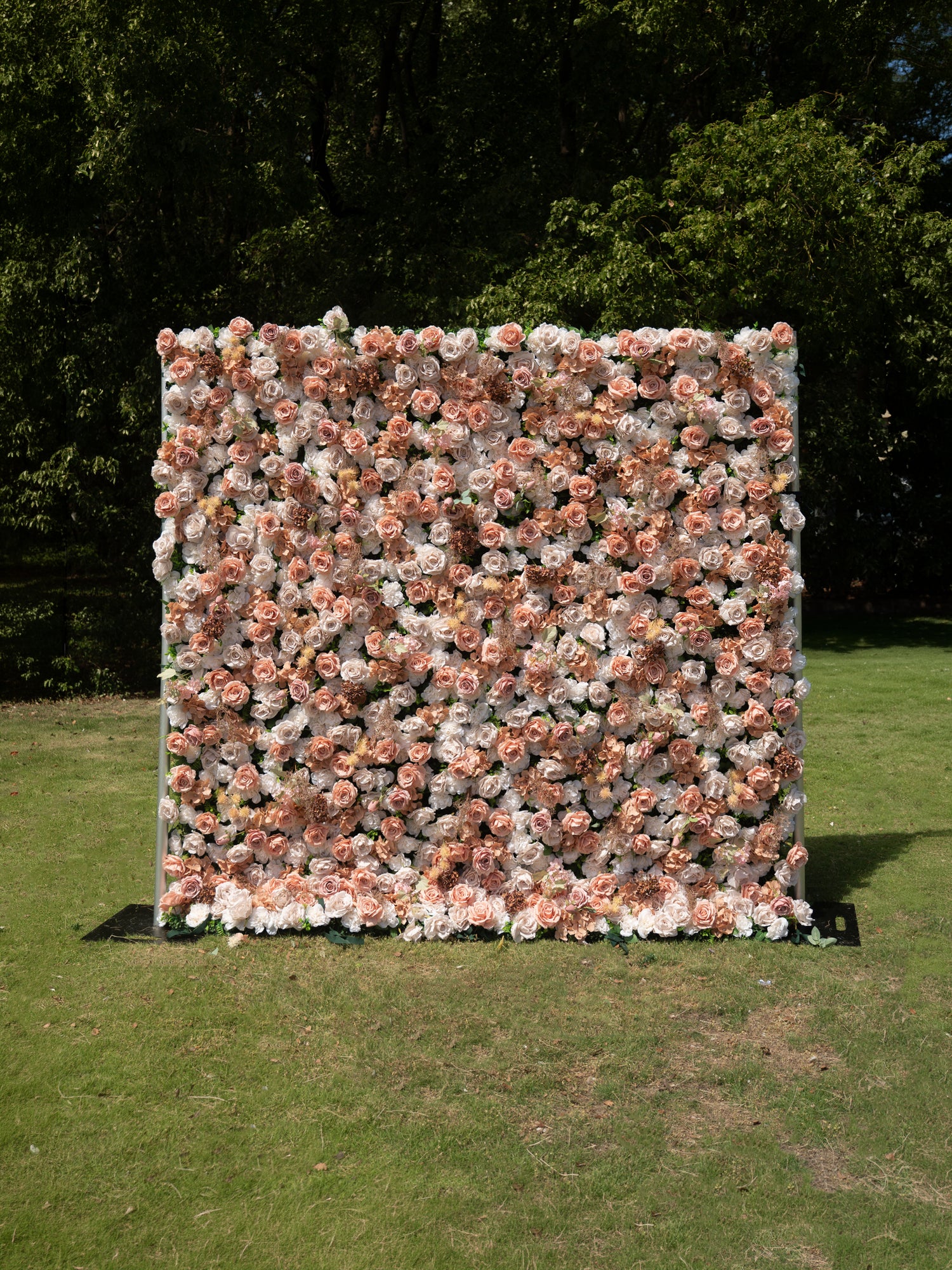Novellea 4D Fabric Artificial rolling up curtain flower wall