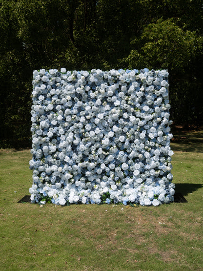 Elarielle 4D Fabric Artificial rolling up curtain flower wall