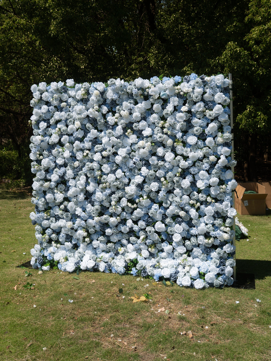 Elarielle 4D Fabric Artificial rolling up curtain flower wall