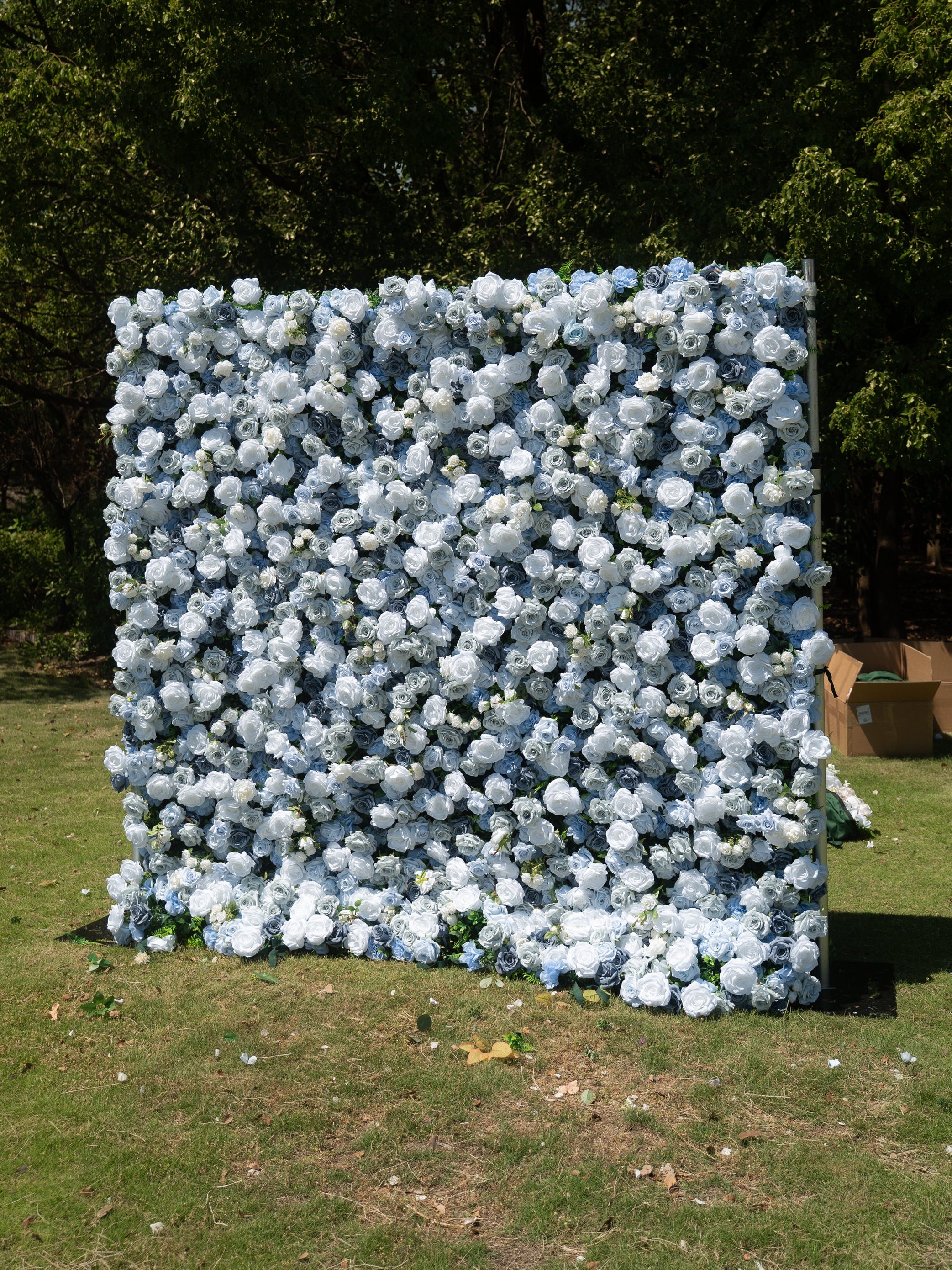 Elarielle 4D Fabric Artificial rolling up curtain flower wall