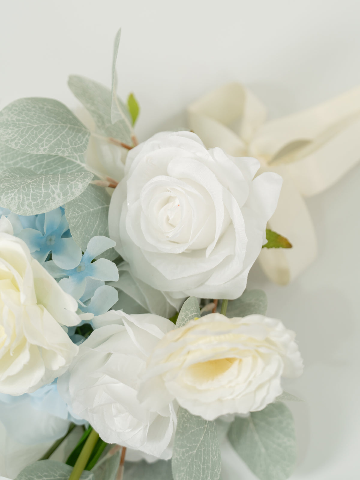 7-Inch Elegant Ranunculus, Hydrangea, Tulips &amp; Feathers Bridesmaids&