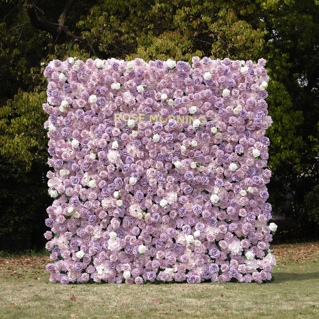 Alina:5D Fabric Artificial rolling up curtain flower wall