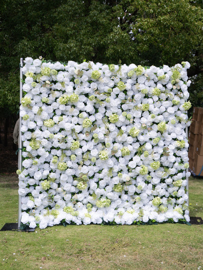 Novellea 4D Fabric Artificial rolling up curtain flower wall