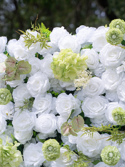 Novellea 4D Fabric Artificial rolling up curtain flower wall