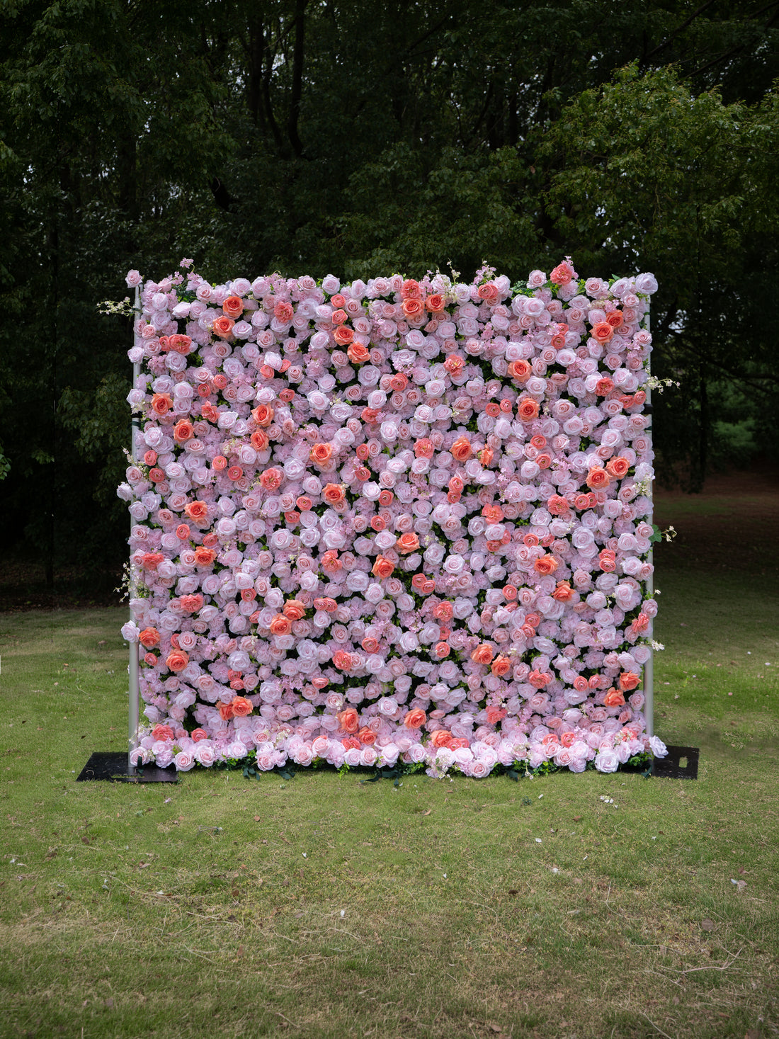 Marivelle 4D Fabric Artificial rolling up curtain flower wall
