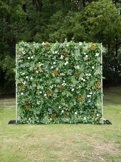 Velloria 4D Fabric Artificial rolling up curtain flower wall