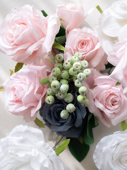 Mistral 2026 New Design White Pink Hanging Floral Arrangement