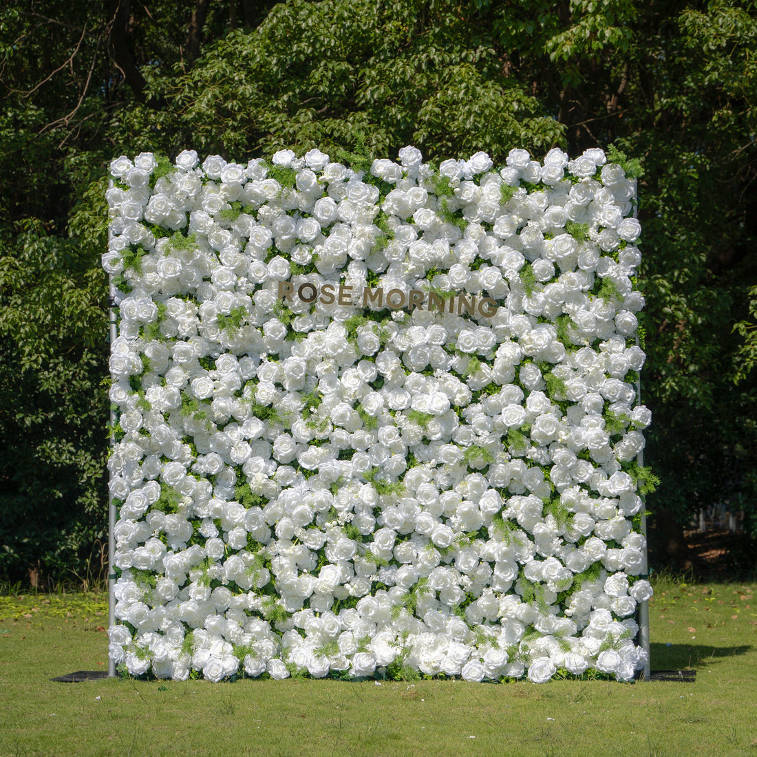 Forest:5D Fabric Artificial rolling up curtain flower wall
