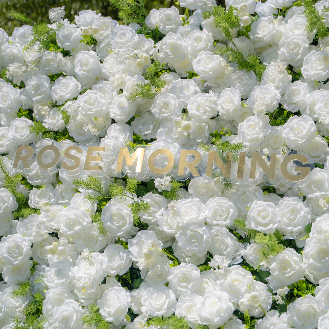 Forest:5D Fabric Artificial rolling up curtain flower wall