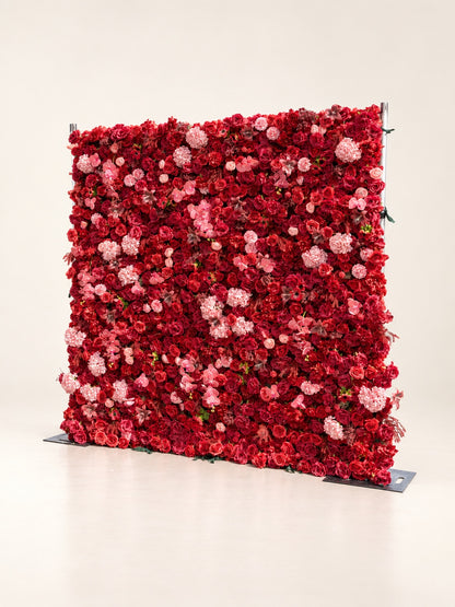 Meria: 4D Fabric Artificial Zip Up Curtain Flower Wall For Wedding and Events Decoration