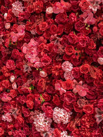 Meria: 4D Fabric Artificial Zip Up Curtain Flower Wall For Wedding and Events Decoration