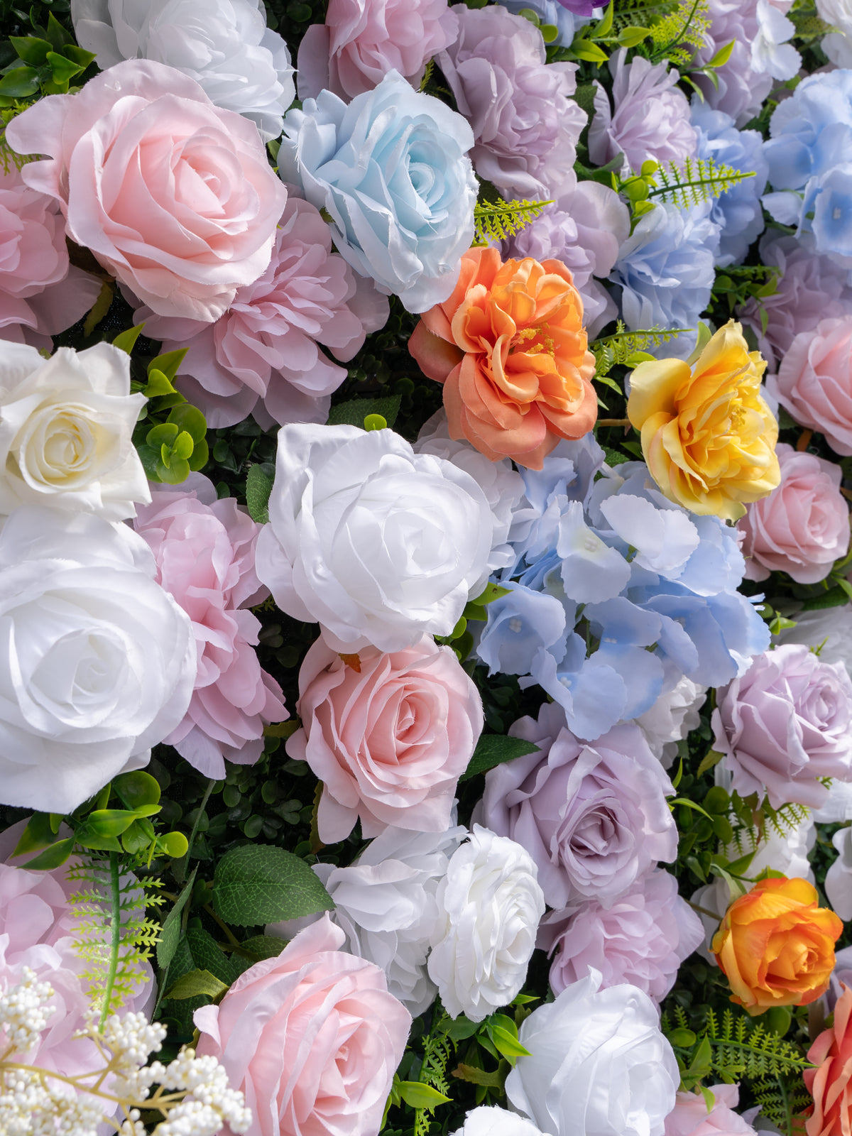 Ginger: 3D Fabric Artificial Zip Up Curtain Flower Wall For Wedding and Events Decoration