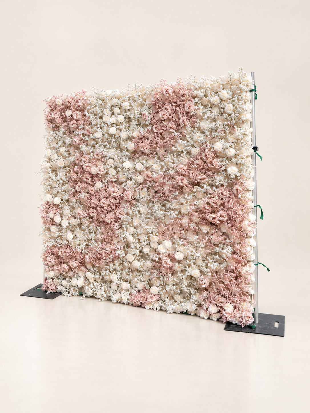 Magali: 4D Fabric Artificial Zip Up Curtain Flower Wall For Wedding and Events Decoration