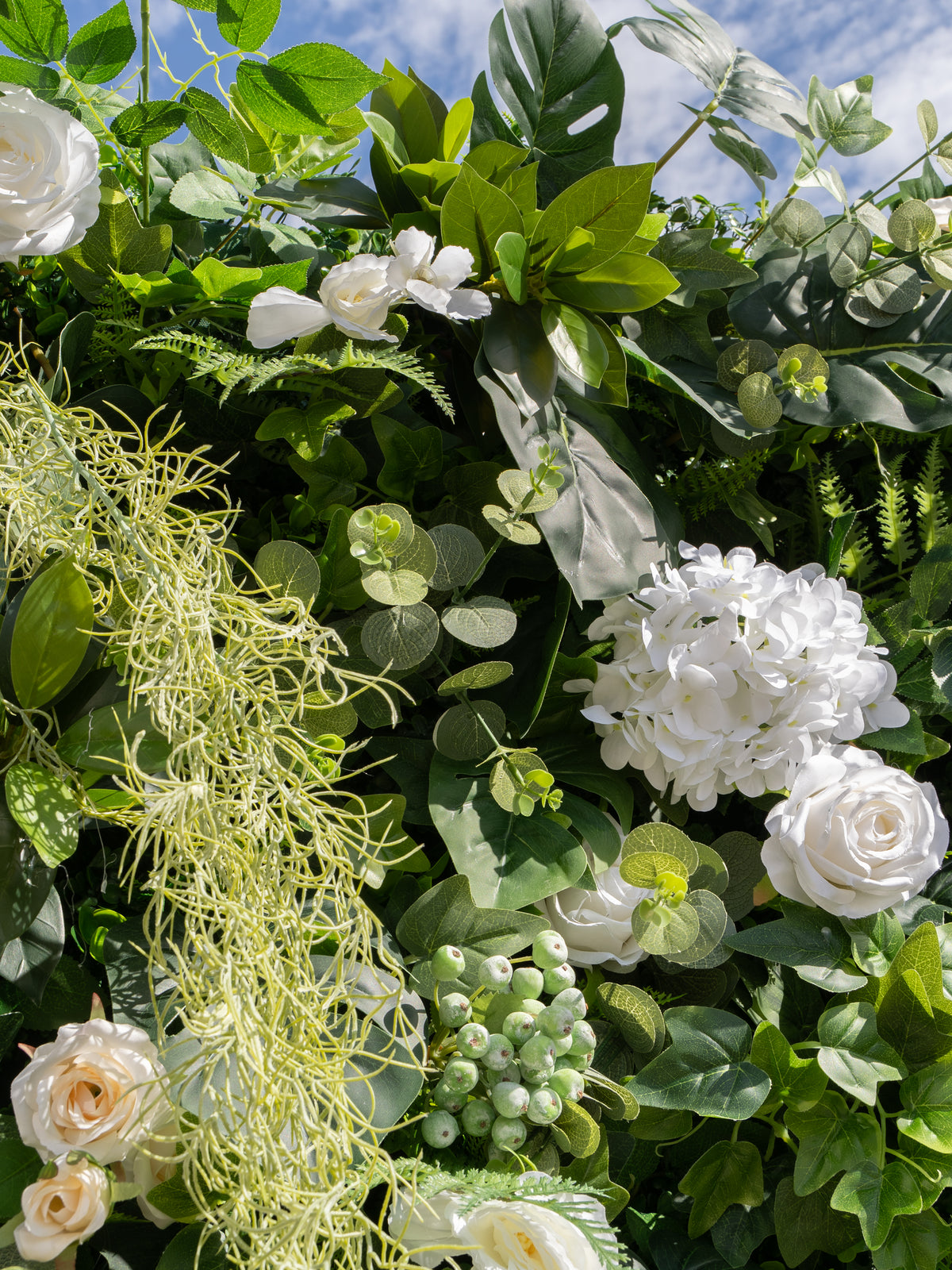 Cosette: 5D Fabric Artificial Zip Up Curtain Flower Wall For Wedding and Events Decoration