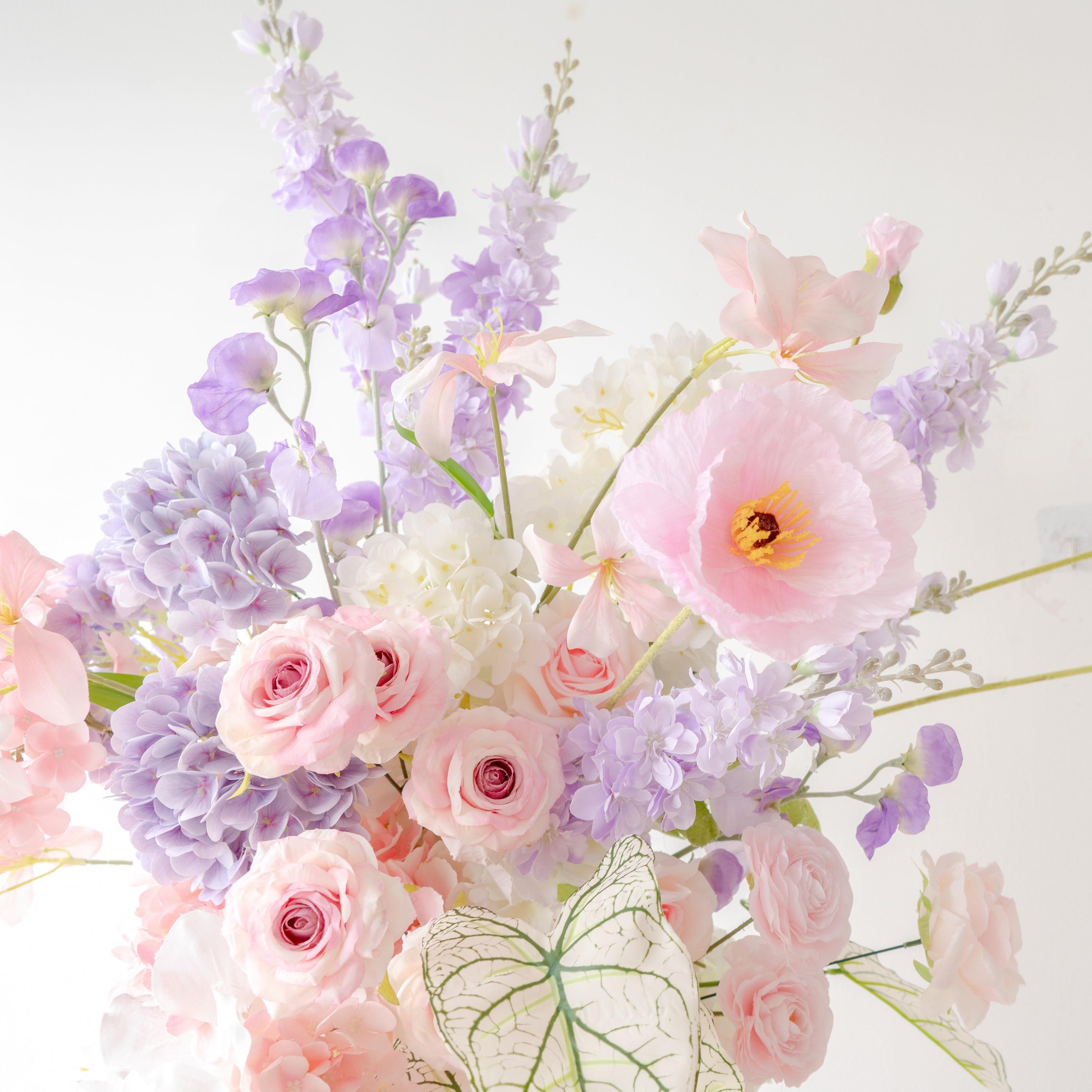 Eirene New Wedding Party Background Floral Arch Decoration Including Frame, Pillar and 3 Runners