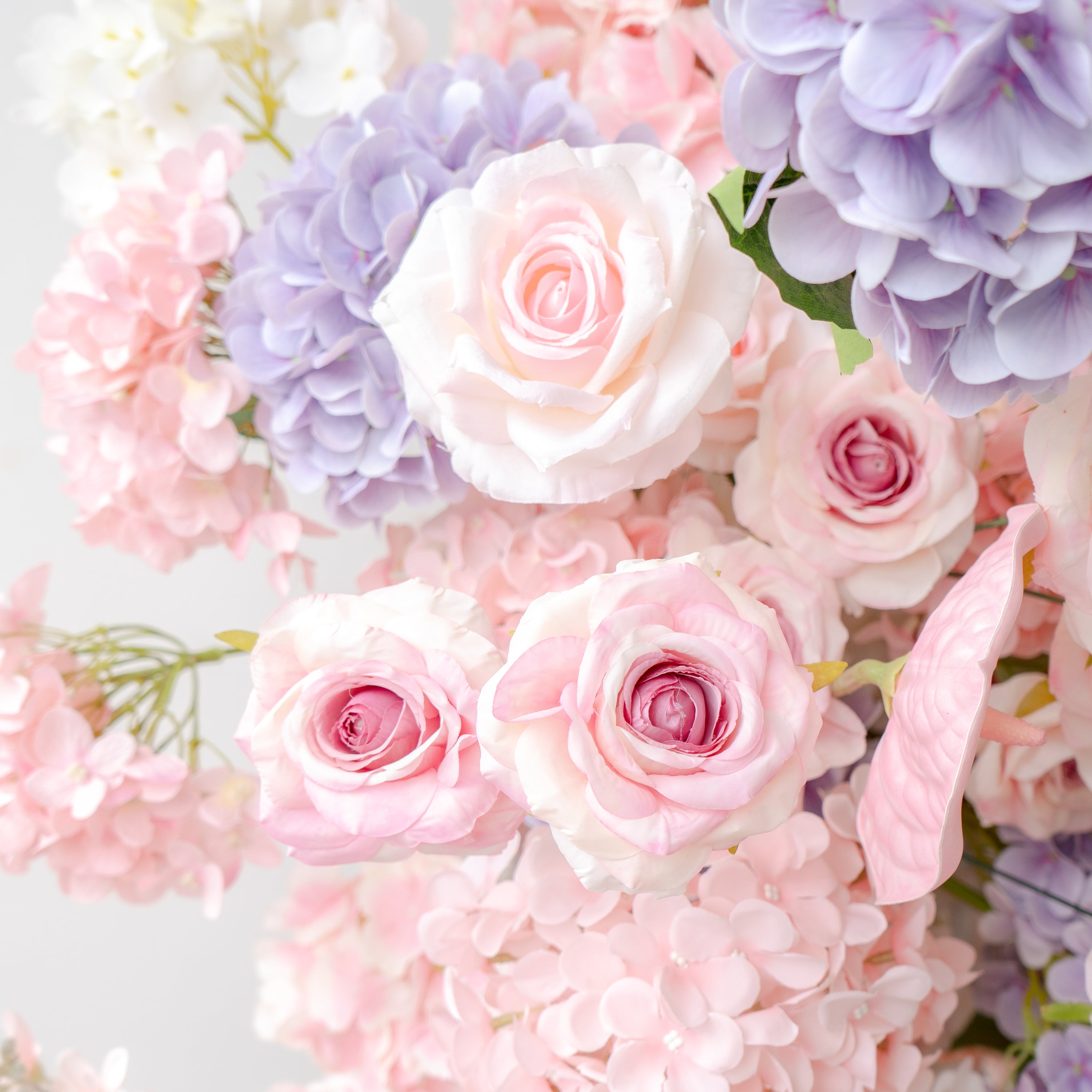 Eirene New Wedding Party Background Floral Arch Decoration Including Frame, Pillar and 3 Runners