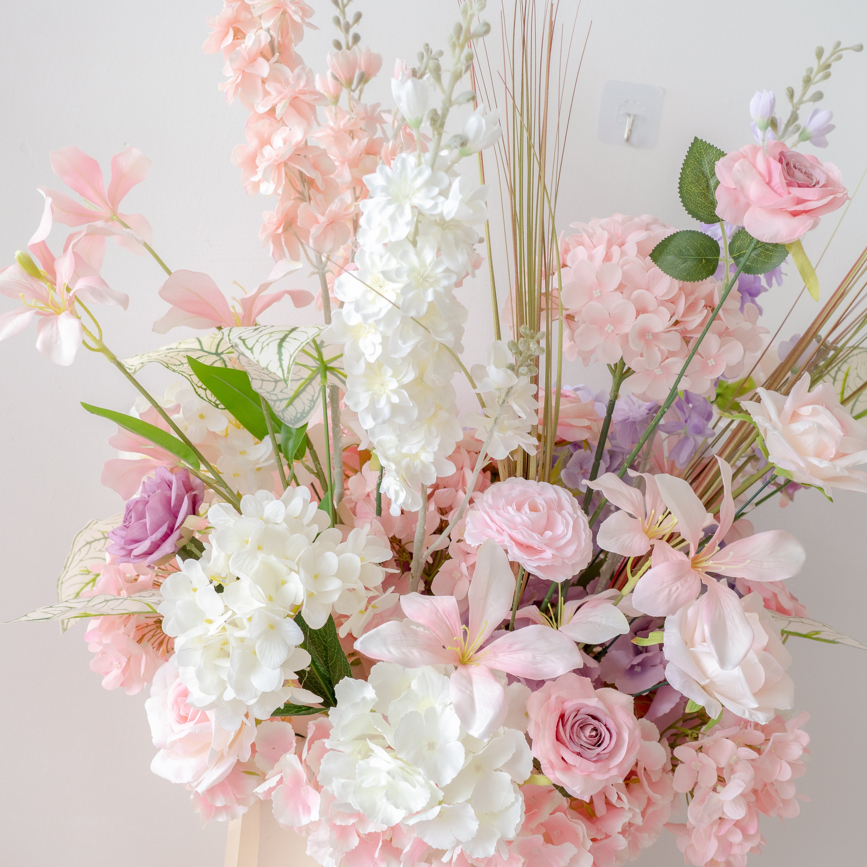 Eirene New Wedding Party Background Floral Arch Decoration Including Frame, Pillar and 3 Runners