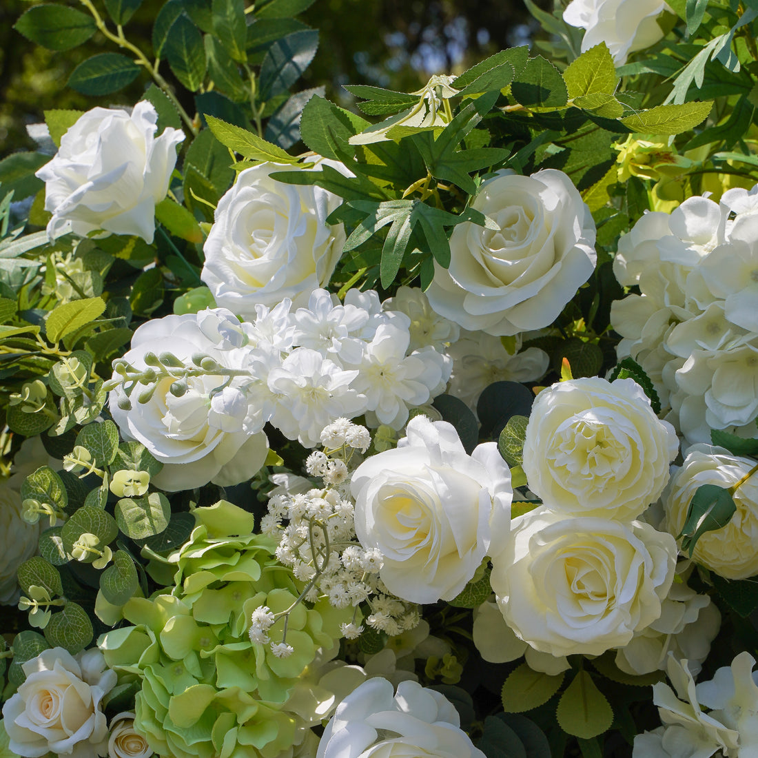 Rose Morning Arcadia Flower Arch is a floral arch made of artificial flowers for weddings, parties, birthdays and other events. The flower arch is made of metal frame, easy to assemble and disassemble. Big enough for your guests to take pictures and keep. Flower arches are made of high quality material and durable. The color of the floral arch can be chosen according to your wedding theme. A floral arch is the perfect decoration for any occasion and is sure to impress your guests.