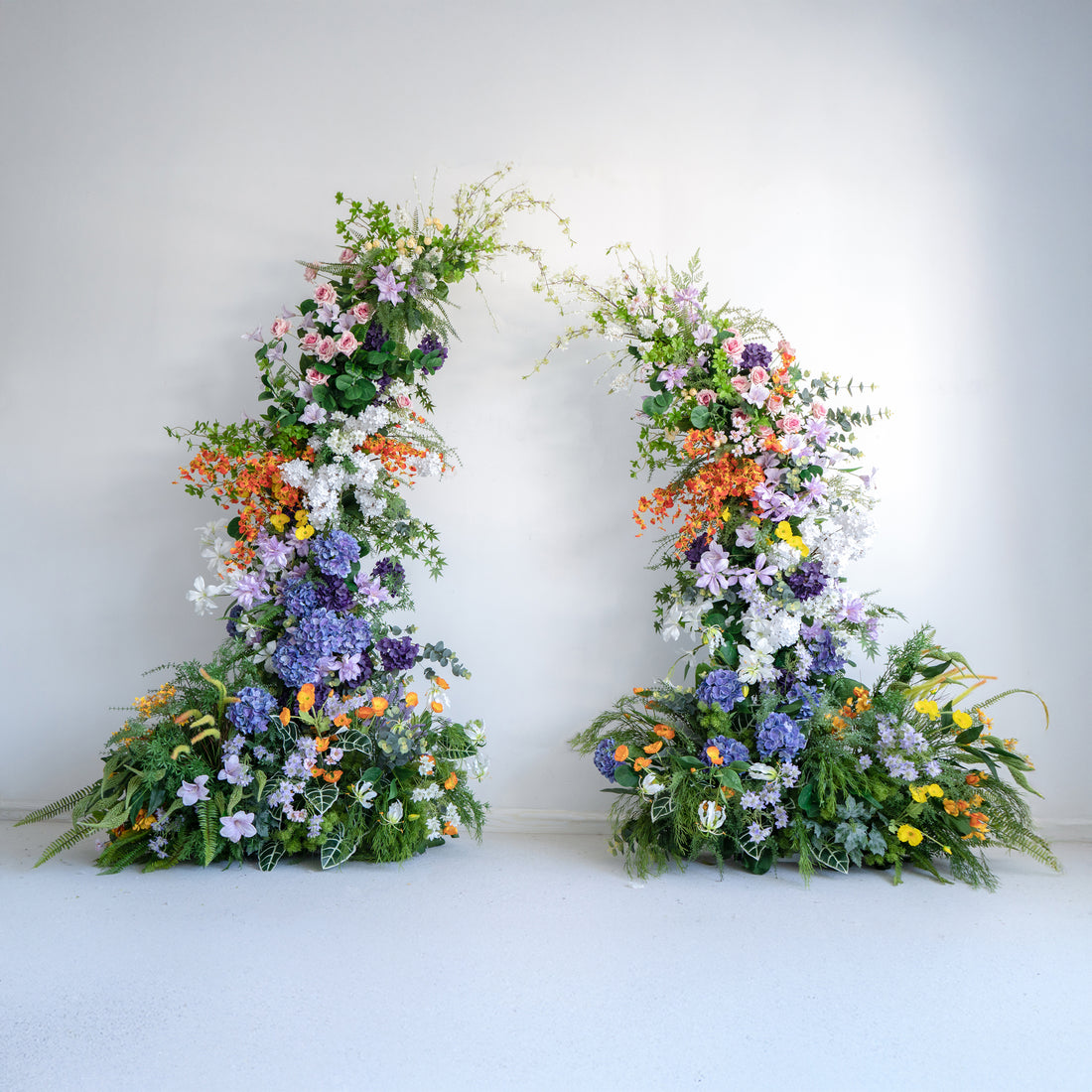 Lym: Wedding Party Background Floral Arch Decoration (Including Frame)