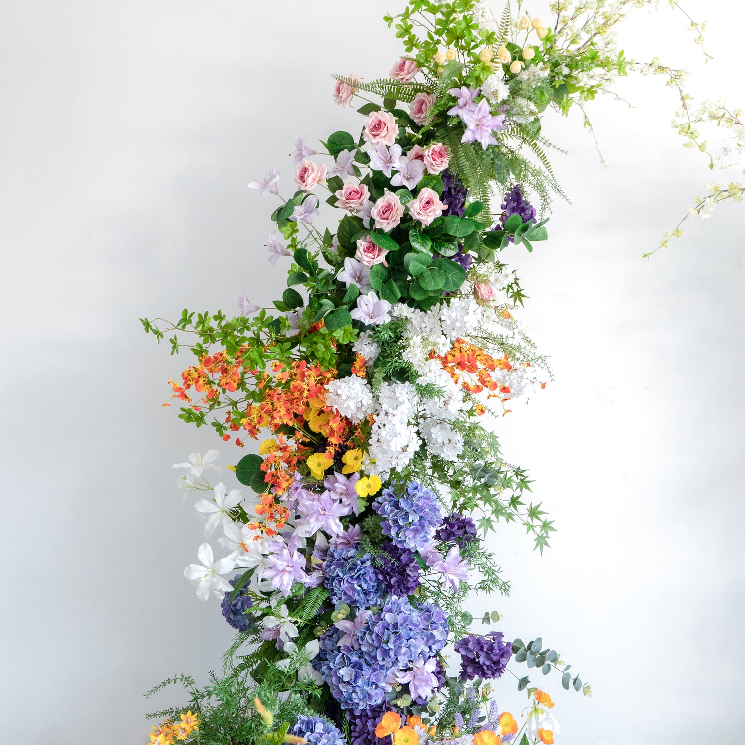 Lym: Wedding Party Background Floral Arch Decoration (Including Frame)