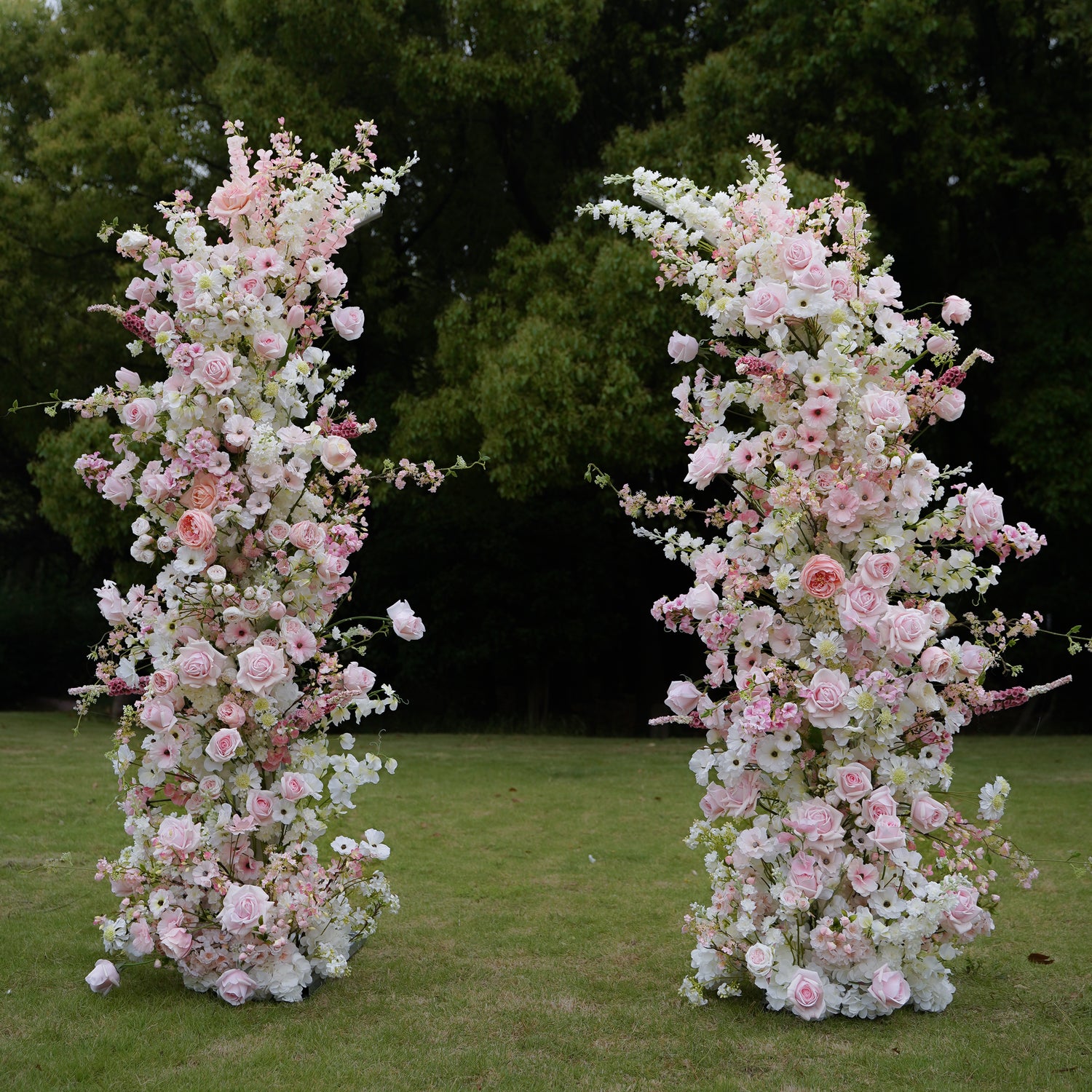 Ruby:2023 New Wedding Party Background Floral Arch Decoration Including Frame -R997 Rose Morning