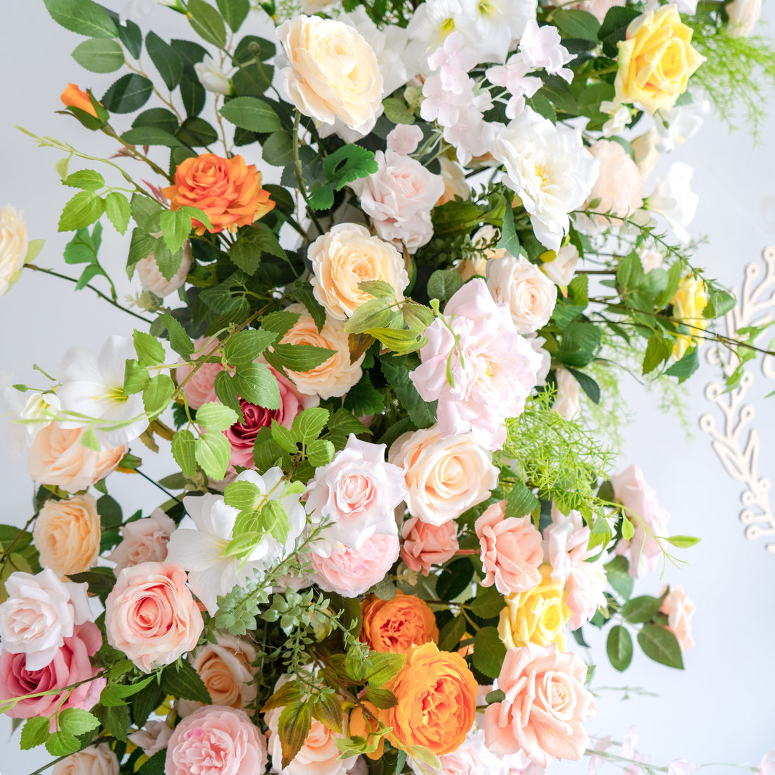 Elaia: Wedding Party Background Floral Arch Decoration (Including Frame)