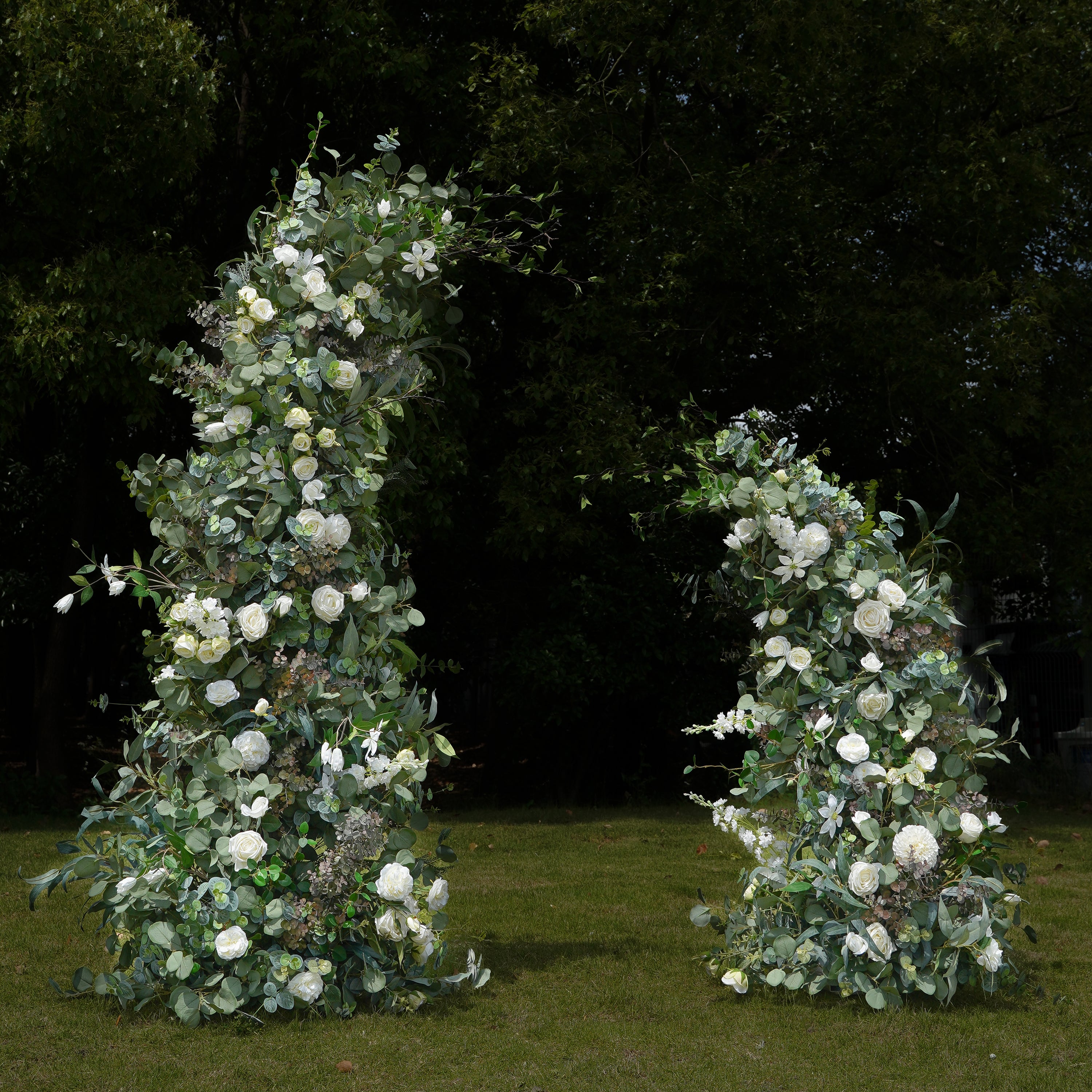 Z003:2023 New Wedding Party Background Floral Arch Decoration Including Frame Rose Morning